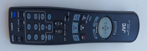 Controle Remoto Video Cassete Jvc Multi Light Original 1