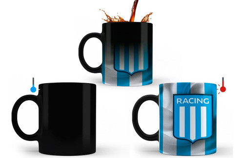 Taza Magica Racing Club De Avellaneda Ceramica Importada 0