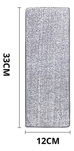 Pack X2 Repuesto Para Mopa Plana Super Absorbente 33x12 Cm 1