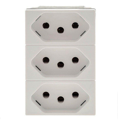 Tomada 10a Borne Automático  2p + T - Branca Pial Legrand 0