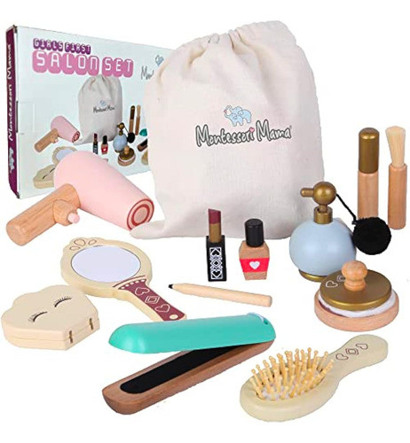 Montessori Mama Juego De Maquillaje Y Salón De 0
