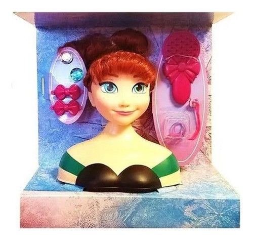 Figura Para Peinar Frozen Styling Head Anna Tapimovil 0