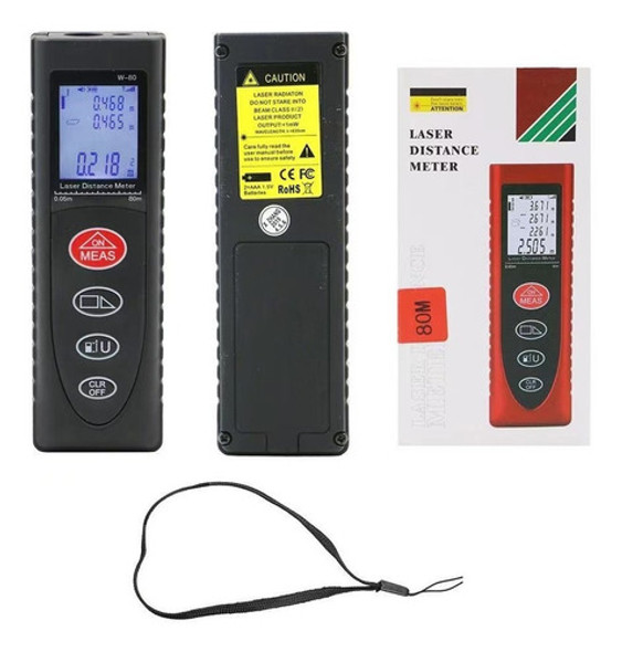 Trena Digital - Medidor De Distâncias A Laser Até 80m 0