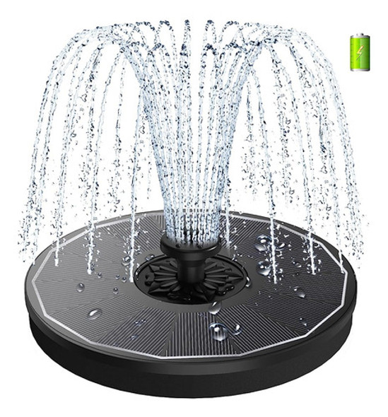 Szmp Solar Bird Bath Fountain, 3.5w Panel De Vidrio Solar Wa 0