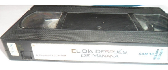 Vhs El Día Después De Mañana (sin Caja Original) 1