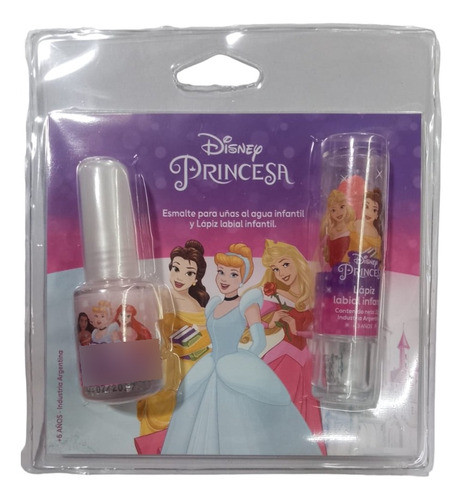 Maquillaje Infantil Labial+esmalte Princesas Jactans 6199 0