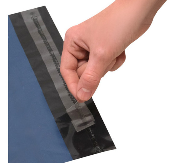100 Bolsas Ecommerce Tricapa Azul 30x45 Envío Mercado Libre 1