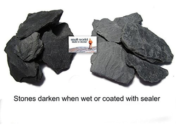 Piedra De Pizarra Natural Rocas De 1 A 3 Pulgadas Para Minia 1