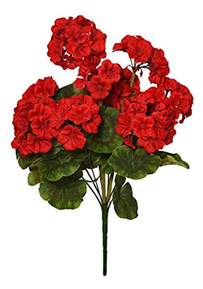 Floristrywarehouse Geranium Bunch Faux Silk Artificial 18.5 0