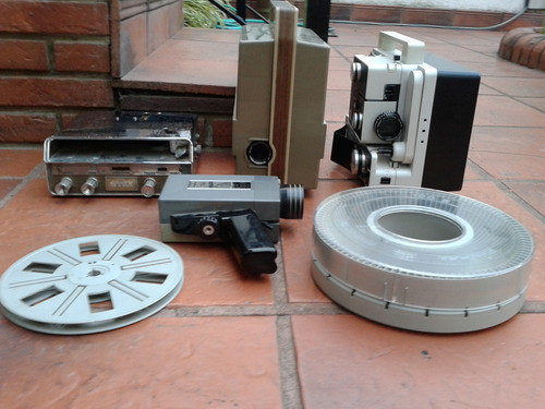 Proyector Silma/filmadora Braun Super  8/magazine Stere Vox 0