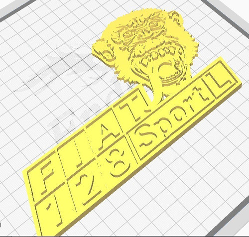 Logo Insignia Fiat 128 1