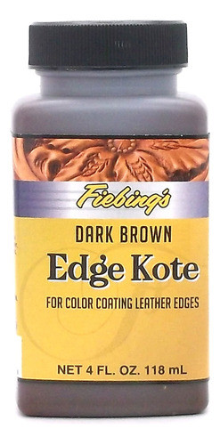 Fiebings Edge Kote Tinte Para Cantos De Cuero 118ml Marron D 0