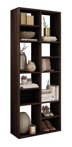 Hall De Entrada Estante 12 Prateleiras Marrom Side Caemmun 0