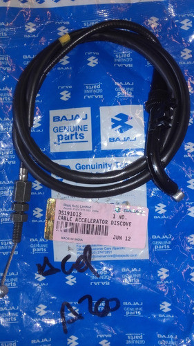 Cable Acelerador Bajaj Avenger 200 Original 0