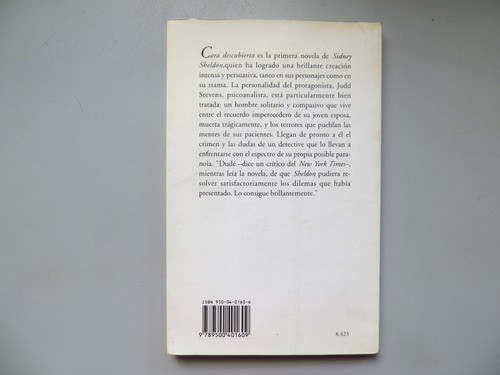 Cara Descubierta Sidney Sheldon Emecé 1998 1