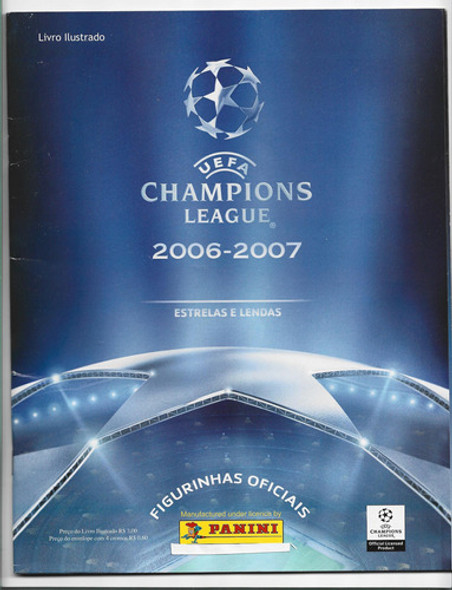 Álbum Figurinha Uefa Champions League 2006 /  2007 -completo 0