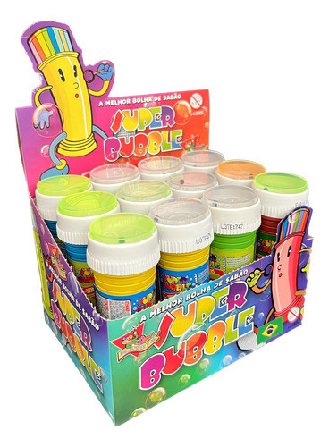 Kit 30 Brinquedo Bolha Sabão Tampa Com Jogo Lembrancinha 0