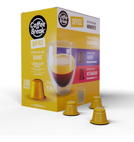Cápsulas Coffee Break Office Suave 0