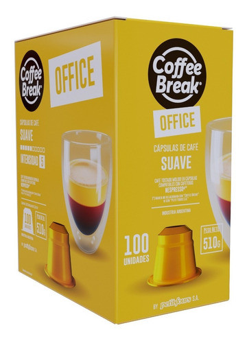 Cápsulas Coffee Break Office Suave 1