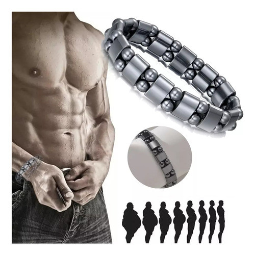 Pulsera Biomagnetica Turmalina Adelgazante Quemador Grasa. 0