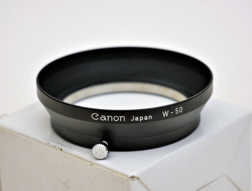 Parasol Hood Canon W-50 Metal P/canon 35mm F/3.5 Leica L39 0