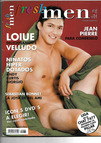 Revista Gay Fresh Men #65 Sebastian Bonet Bel Ami Salieri 0