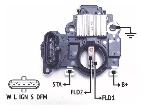 Regulador De Voltaje Alternador T.mitsubishi Rnmi Tr5491 0