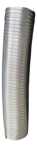 Caño Corrugado Flexible De Aluminio 10 Pulgadas (25 Cm) X Mt 0