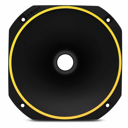 Corneta Curta 1450 Fiamon Rosca 1 Pol Preto Amarela Redonda 1