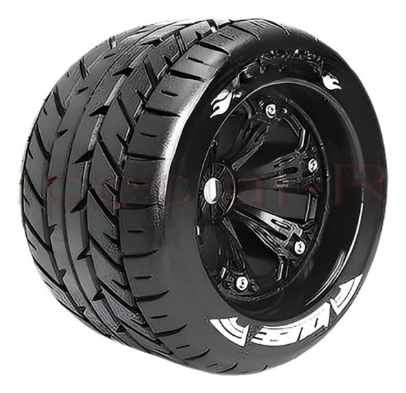 Louise Rc 1/8 3,8  Mt Rocket Ruedas 0 Offset 2 Piezas L-t321 0