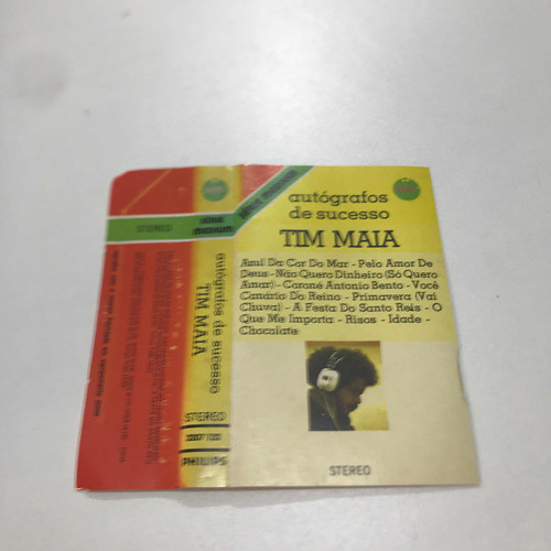 Fita Cassete- Tim Maia ( Autógrafos De Sucesso ) 0