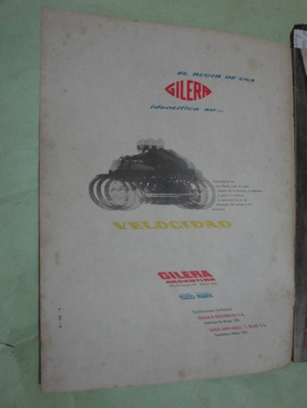 Publicidad Moto Gilera Año 1960 0