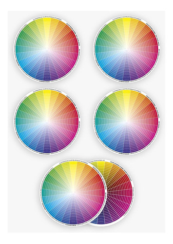 Guía De Colores Creativa Para Pintura, Tabla De 20 Cm 0