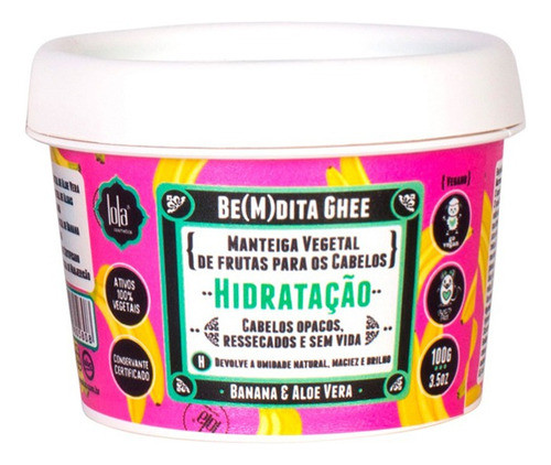 Lola Bemdita Ghee Mascara Hidratante Vegetal Pelo X 100gr 0