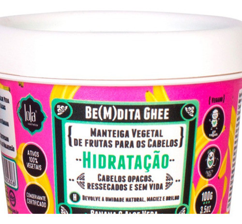 Lola Bemdita Ghee Mascara Hidratante Vegetal Pelo X 100gr 1