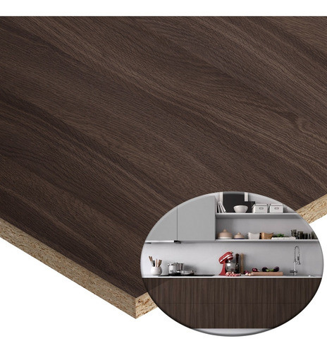 Placa Super Merlot 18 Mm Aglomerado Línea Blend 275 × 183 Mm 0