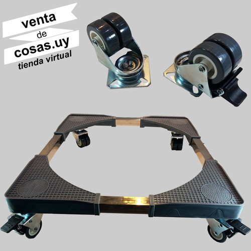 Soporte Base Ajustable 65x65cm 300kgs (heladera, Lavarropas) 1