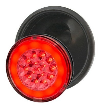 Faro Universal Baiml 3300e Bivoltaje 12/24v Rojo Rojo Stop 0