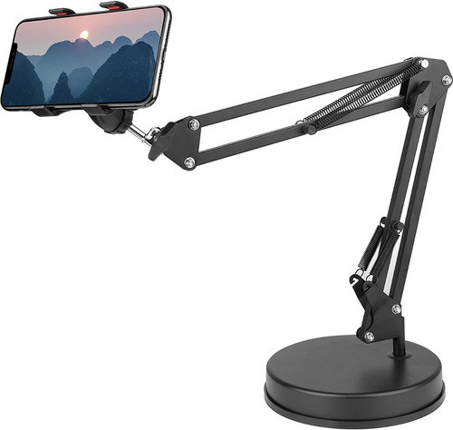 Soporte Smatphone Escritorio Regulable Hugel Base Pesada 0