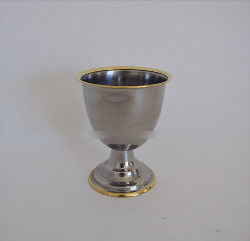 Santa Cena Copa Grande, Acero Inoxidable Y Bronce 1