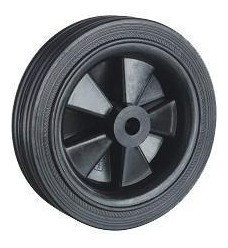 Rueda De Goma Plástica 150x35 Eje 12mm Código Sr1108 0