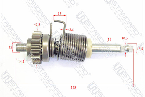 Eje De Arranque Comp. Yamaha New Crypton Std 1