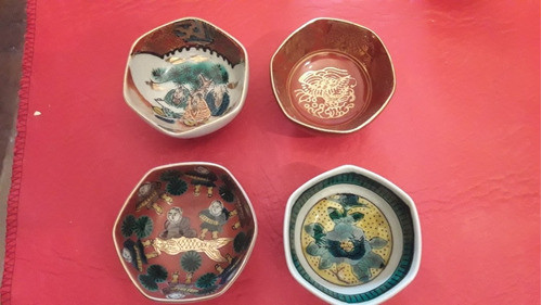 4 Cazuelitas Porcelanas Chinas 0