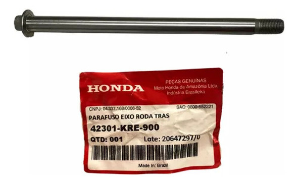 Eje De Rueda Trasera Honda Nxr125 Bros Original Genamax 0