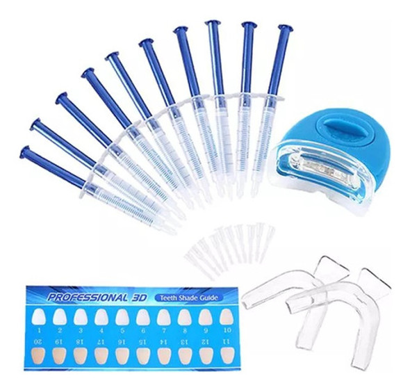 Luzes Led Para Dentes Com Kit De Gel Clareador Dental 0