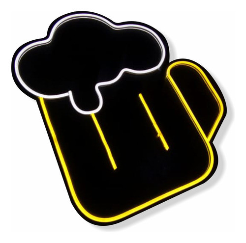 Cartel Neon Led Cerveza Chop Diseño Decoracion Ambientacion 0