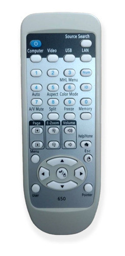 Control Remoto 650 Para Proyector Epson Modelos Powerl 0