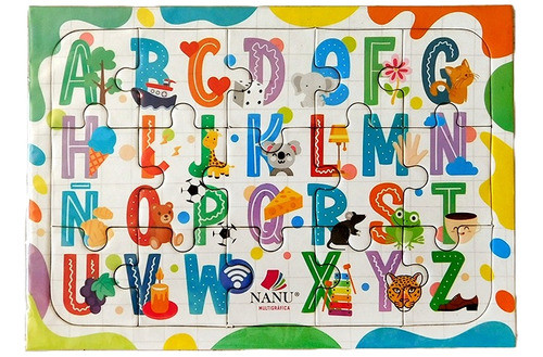 Rompecabezas Puzzle Medida 15x21 Abecedario 0