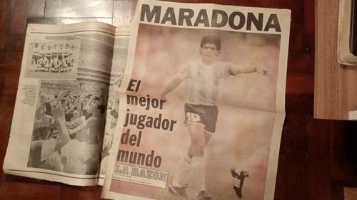 Lote Diarios Completos Mundial 86 30/6 Argentina Campeón 1