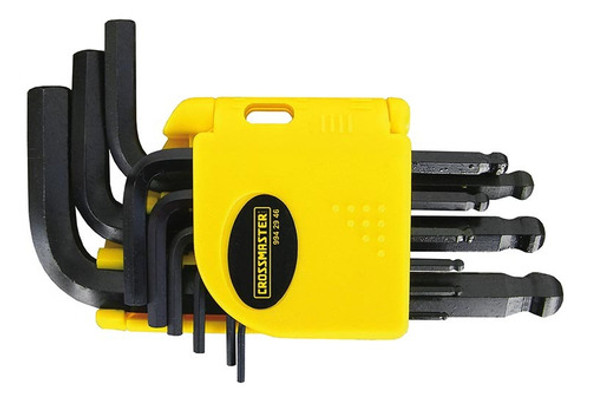 Set Crossmaster 9 Llaves Allen Hexagonal 1.5 A 10mm 0